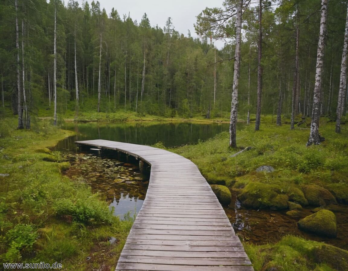 Wandermöglichkeiten: Markierte Trails und Routen - Finnlands einsame Nationalparks