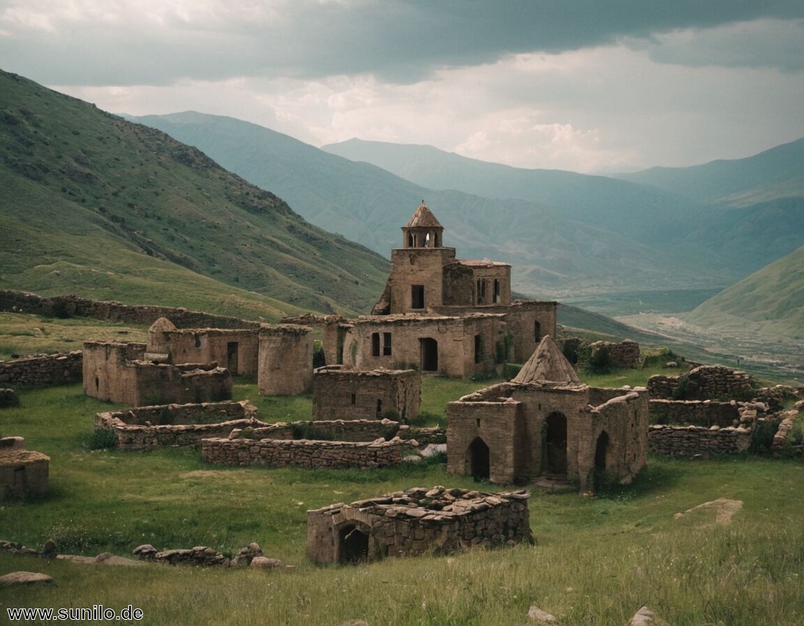 Architektonische Ruinen: Zeugnisse der vergangenen Zivilisation - Armeniens Geisterdörfer im Grenzland