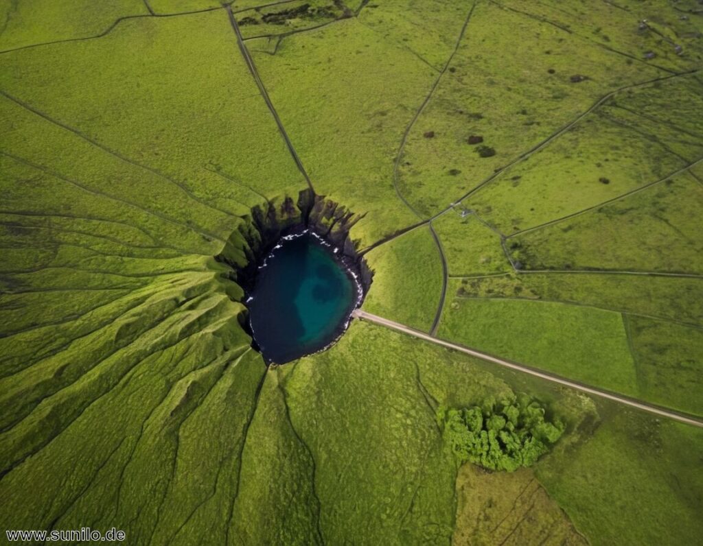 Die kleine Vulkaninsel Tristan da Cunha