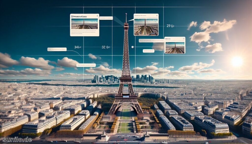 Wie hoch ist der Eiffelturm – Höhe und Infos